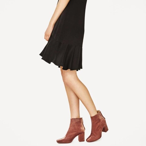 Sz7 Zara Velvet Ankle Boots in Blush Pink - Picture 13 of 14